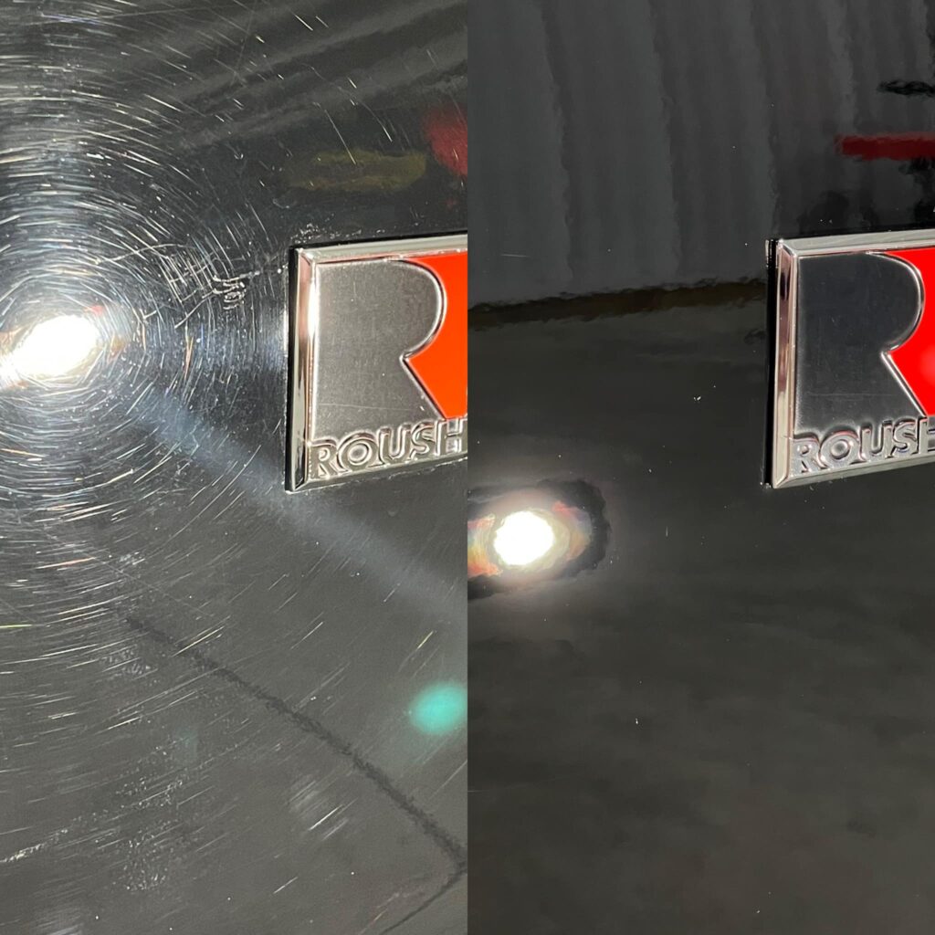 Paint correction before and after – Kaukauna WI