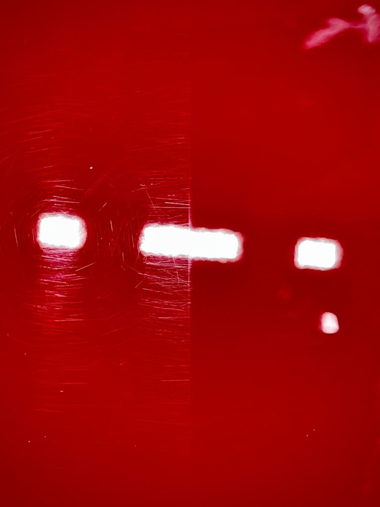 Paint correction before and after – Kaukauna WI