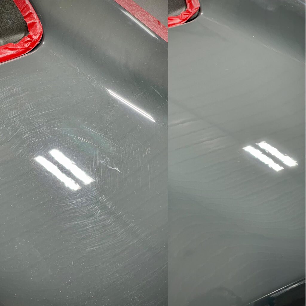 Paint correction before and after – Kaukauna WI