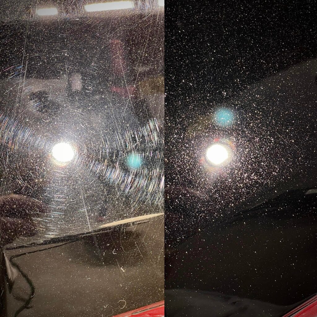 Paint correction before and after – Kaukauna WI