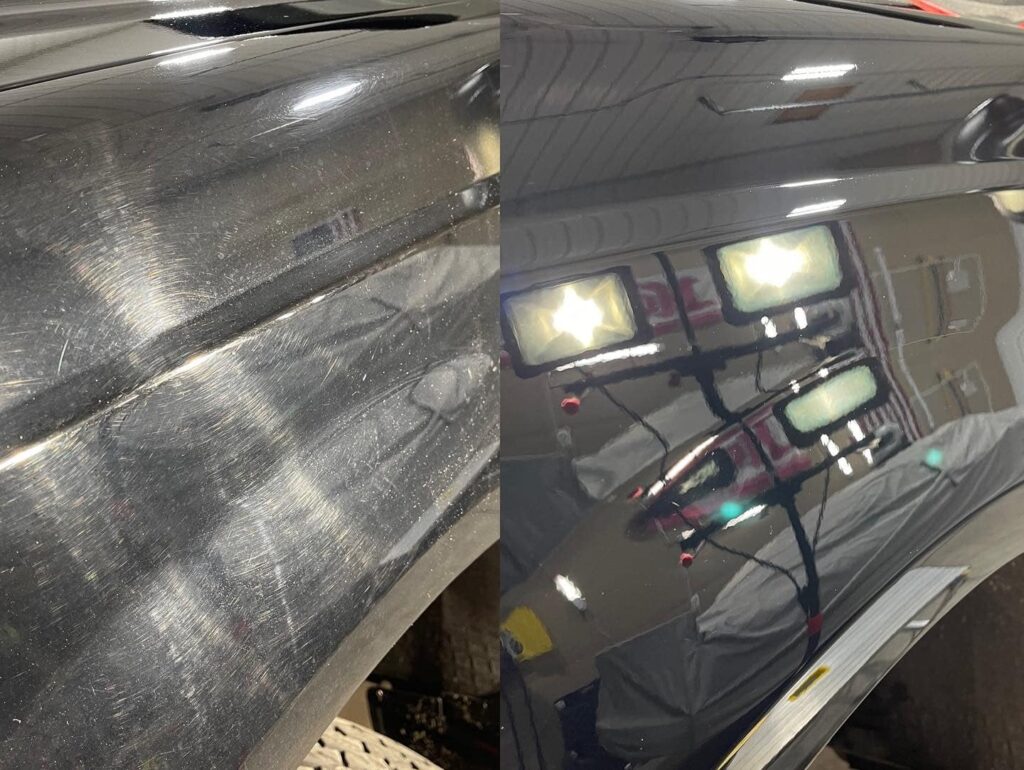 Paint correction before and after – Kaukauna WI