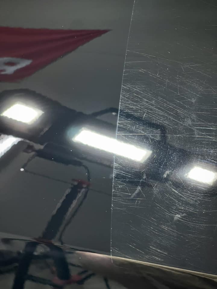 Paint correction before and after – Kaukauna WI